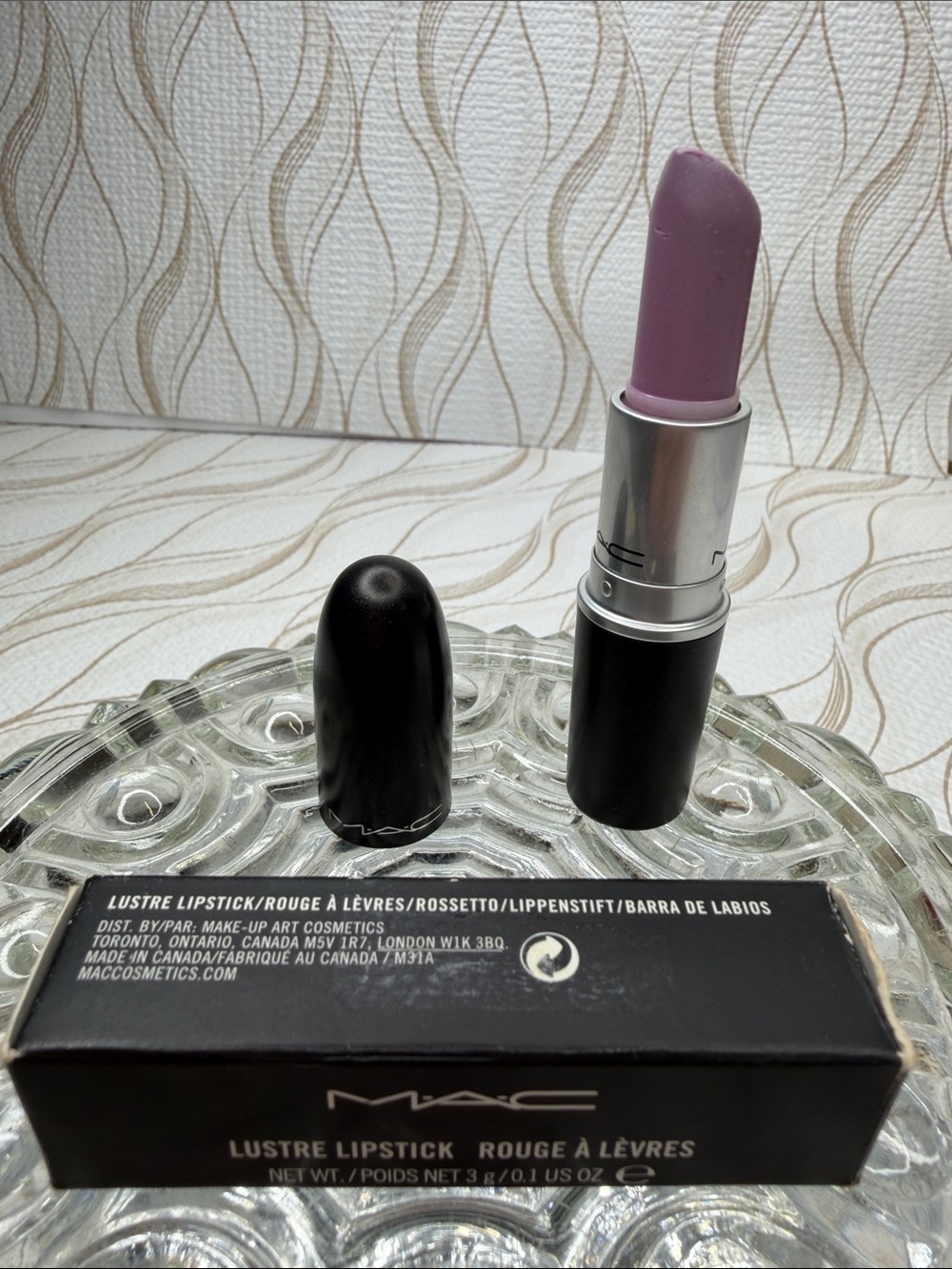 MAC Cosmetics Lustre Lipstick — A12 Pink Popcorn